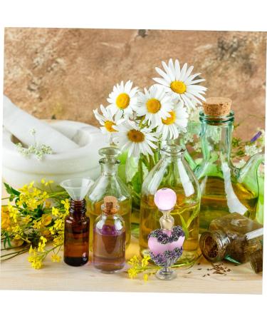 Angoily Dubai Essential Oil Bottle Perfume Container Clear Container Aromatherapy Bottle Empty Perfume Retro Decor Perfume Sample Bottle Flowers Decoration Essence Glass Desktop - Buy Online on GoSupps.com