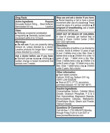 GenCare Senna-S Natural Vegetable Laxative Plus Stool Softener Dual Action (200 Tablets) | Gentle Overnight Relief for Occasional Constipation | Value Pack - Buy Online on GoSupps.com