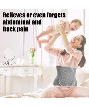 PHOSHO Postpartum Belly Band Wrap - Plus Size L/XL C Section Belly Binder for Post Abdominal Surgery Recovery - Buy Online on GoSupps.com