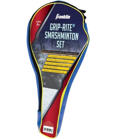 Franklin Sports Grip-Rite Smashminton Set - Ultimate Outdoor Fun for All Ages - Buy Online on GoSupps.com