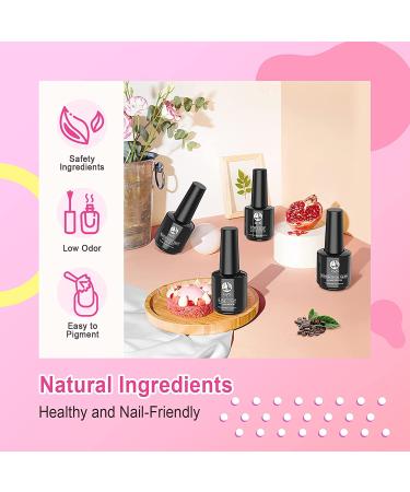 Joytii 12Pcs Neon Gel Nail Polish Set with Base & Top Coat - Perfect for Manicure & Pedicure - Buy Online on GoSupps.com