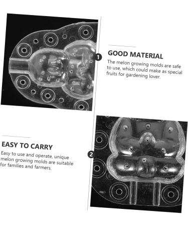 BESPORTBLE 3pcs Shaper Watermelon Forming Shaping Fruit Buddha Shaped DIY Mould Small Peach for Transparent 9x8cm - Buy Online on GoSupps.com