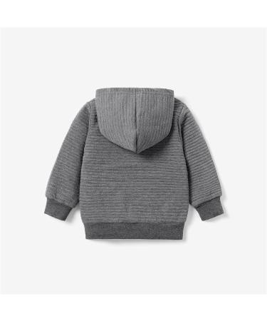 PatPat Toddler Hoodie 4-5 Years Grey | Boy Girl Hooded Sweatshirt with Pocket - Buy Online on GoSupps.com