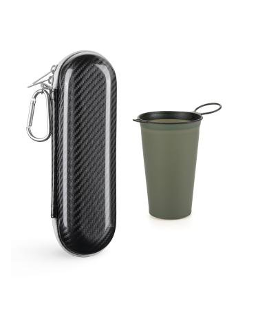 Travel case toothbrush electric for brown oral-b pro for Philips Sonicare Portable hard-shelled hard travel etui and camping dishes camping cup of cups.