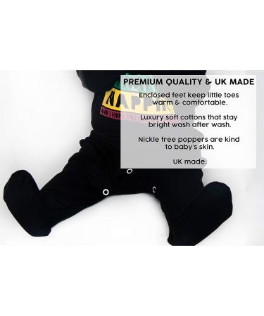 Baby Moo's Snowman Baby 1st Xmas Sleepsuit | UK Made | 6-12 Months - Buy Online on GoSupps.com