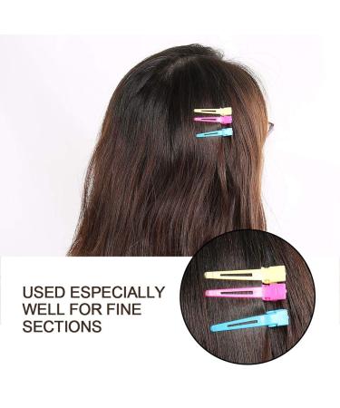 60 Non-Slip Colored Hair Clips - Professional Hairpins for Women & Children | Salon Styling Tools - Buy Online on GoSupps.com