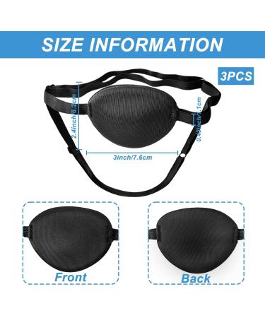 YEXEXINM 3pcs Upgrade Dog Eye Patch Premium Dog Single Eyepatch Protective Eye Cover for Small Medium Large Dogs Cats with Eye Injuries and Wounds - Buy Online on GoSupps.com