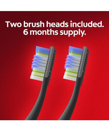 Colgate Keep Soft Manual Toothbrush for Adults with 2 Floss-Tip Brush Heads - Navy Starter Kit - Buy Online on GoSupps.com
