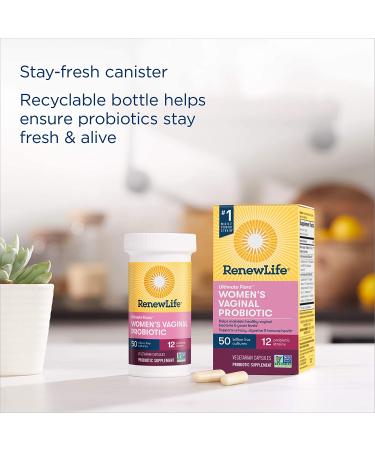 Renew Life Ultimate Flora Womenâ€™s Probiotic 50 Billion CFU - 60 Veg Capsules - Buy Online on GoSupps.com