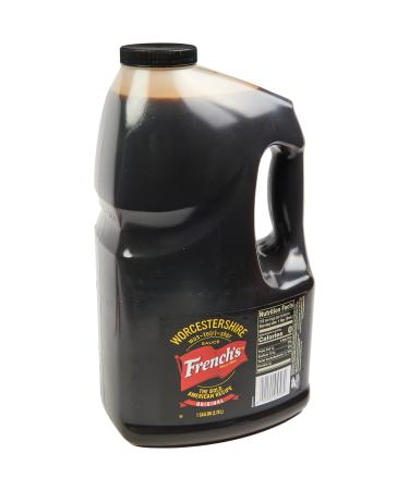 French's Worcestershire Sauce, 1 gal - One Gallon Container of Gluten-Free Worcestershire Sauce, Perfect as Meat Tenderizer, Marinades, Sauces and More 128 Fl Oz (Pack of 1)