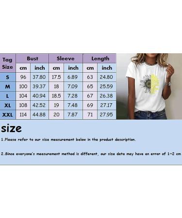 Women's Sunflower Summer T Shirt Plus Size Loose Blouse Tops - Mint Green XXL - Buy Online on GoSupps.com