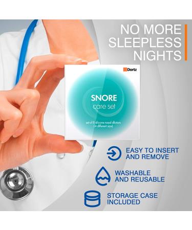 Snore Nasal Dilators - Anti Snoring Nose Vents - Effective Snore Stopper in Blue - Buy Online on GoSupps.com