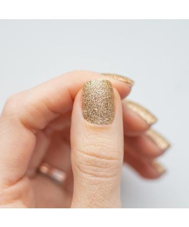 AVOA Beauty Nail Foil - Gold Rush | Long-lasting Gold Glitter Nail Wraps | 16 Self-Adhesive Designs for Stunning Nails - Buy Online on GoSupps.com