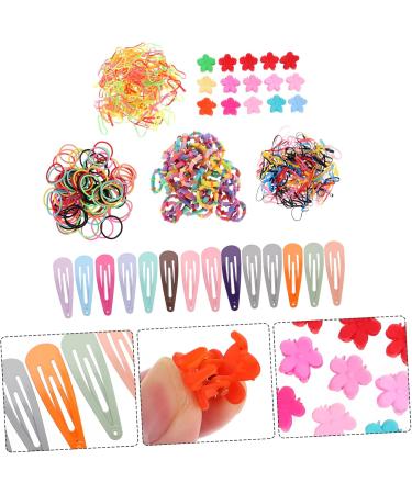 minkissy 2 Sets Children's Headgear Girls Hair Claws Girl Hair Ties Kit Kids Hair Accessory Kit Fashion Hair Clips Lovely Hair Rope Ponytail Holders Tiny Hair Clips Mini Baby Nylon Bow Tie - Buy Online on GoSupps.com