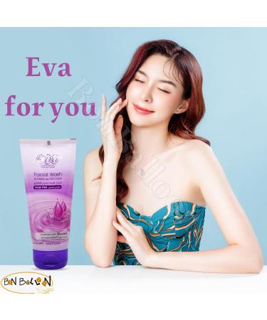 Eva Facial Wash & Makeup Remover 150ml - Hydrating Glycerin Formula for Dry Skin - Soap Free Care - Buy Online on GoSupps.com