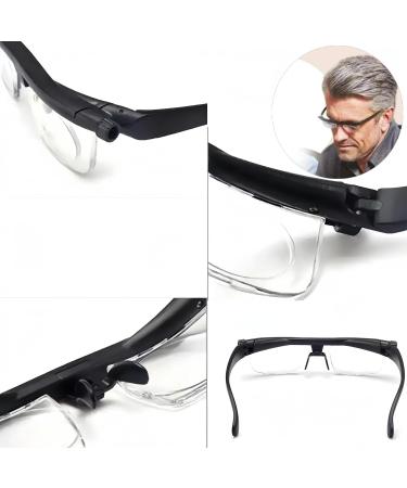 Adjustable Focus Reading Glasses -6BIS+3 | Myopia Correction Unisex Dial Adjustable | Includes Suede Cloth - Buy Online on GoSupps.com
