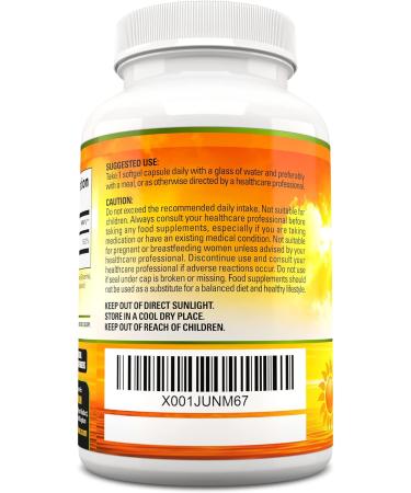 High Strength Vitamin D3 3000 IU Supplement - 365 Easy Swallow Softgels | Full Year Supply - Buy Online on GoSupps.com