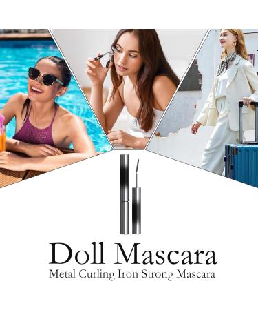 Metallic Mascara Waterproof Eye Makeup Volumizing Curl Enhancer | Long-lasting smudge-resistant metallic formula with lightweight smooth application party beauty essential - Buy Online on GoSupps.com