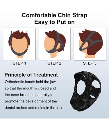 Anti Snoring Chin Strap for CPAP Users | Snore Reduction Solution | Comfortable & Skin-Friendly Elastic Compression Device - Buy Online on GoSupps.com