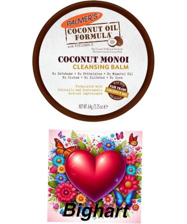 Palmers Coconut Oil Formula Coconut Monoi Cleansing Balm Makeup Remover 64g Gently Cleanses & Purifies Skin Removes Makeup Pro Face Cleanser Protect Skin Clean Clear Skin + Fridge Magnet - Buy Online on GoSupps.com