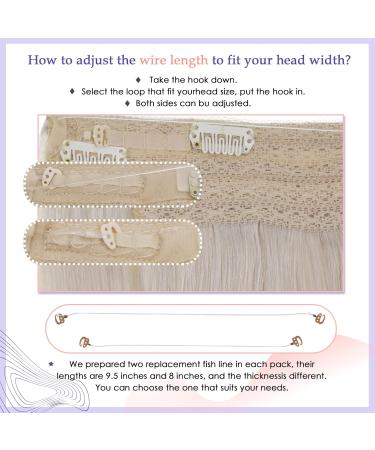 Vivien Extensions: Real Hair Wire Blond Keratin Extensions #60 - 50cm & 45cm 50g/50s Platino Blonde - Buy Online on GoSupps.com