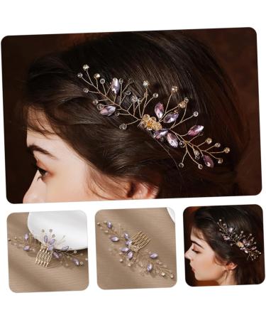 DOITOOL New Chinese style rhinestones wedding hair accessories for brides headband child Xiuhe clothing bridal hair accessories hair comb bride hair wedding hair combs for - Buy Online on GoSupps.com