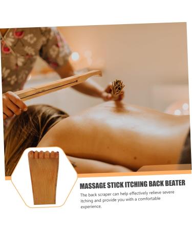 Buy Sewoart Massage Hammer - Wooden Back Scratcher & Relaxation Massager (42x3.5x2cm) - Perfect Gift for Body Relaxation - International Shipping - Buy Online on GoSupps.com