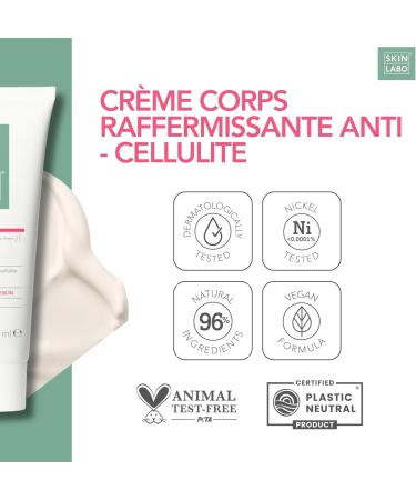 SkinLabo - Anti-Cellulite Contrast Cellulite Contrast Water Retention and Orange Skin Look Booster Cream with Nicomenthyl Escina - 200 ml - Buy Online on GoSupps.com