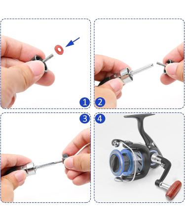 Zorveiio Fishing Spinning Reel Handle Replacement - Large Size - Buy Online on GoSupps.com