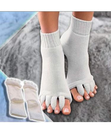 CAYTRE Bunion Relief Toe Socks 5Pairs Large Size - Foot Alignment & Pain Relief with Toe Separators - Bunion Relief Socks - Buy Online on GoSupps.com