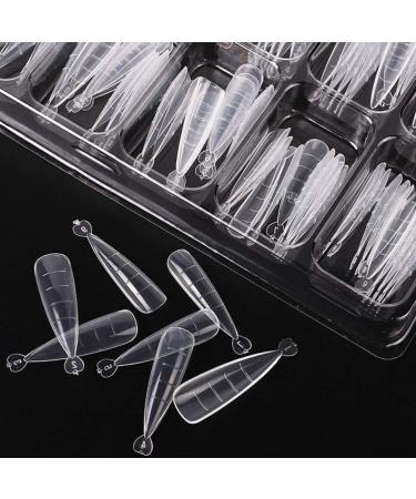 100PC Nail Extension Form Tips - Clear Dual Forms for DIY Manicure & Nail Extensions - Buy Online on GoSupps.com