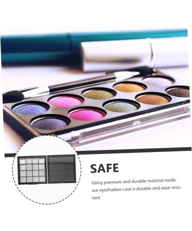 NOLITOY 2pcs Eye Shadow Box Blush for Cheeks Empty Eyeshadow Case Eyeshadow Sub Plate Supplies Travel Pack 9.5X9.5X1.5CM As Shown - Buy Online on GoSupps.com