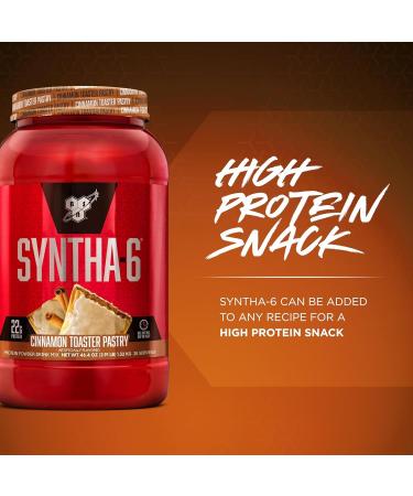 Syntha-6 Whey Protein Powder | High Protein Whey Protein Concentrate Whey Protein isolate Milk Protein Isolate & Micellar Casein | 22g Protein 10g EAAs Essential Amino Acids | 2.91LB 28 Servings (Cinnamon Toaster Pastry) Cinnamon Toaster Pastry 28 Serving - Buy Online on GoSupps.com