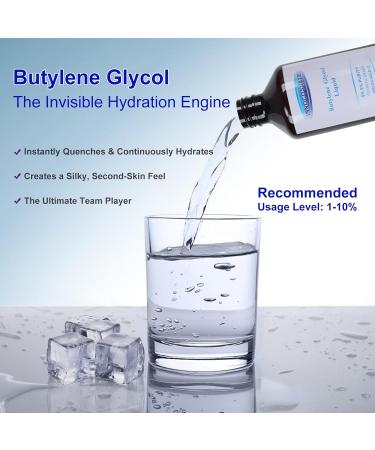 INNOCOSVATE Butylene Glycol (200 ml) - 99.9% Pure Cosmetic Grade Skin Care Formula Humectant & Solvent - Buy Online on GoSupps.com