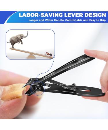 Toenail Clippers for Thick Toenails for Seniors 2024 New Heavy Duty Toe Nail Clippers for Men Thick Ingrown Nails with Wide Jaw Opening Upgrade Slanted Curved Large Fingernail Clipper Cutter - Buy Online on GoSupps.com