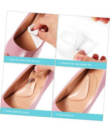 2 Pairs Silicone Arch Support Inserts for Men & Women - Comfortable High Heel Insoles & Cushion Pads - Buy Online on GoSupps.com