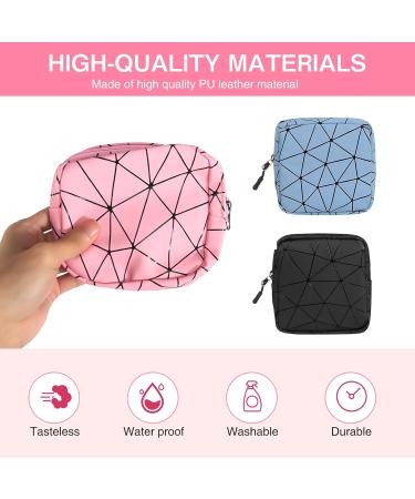 Tampon Binding Storage Bags - 3PC Menstruation Set for Teens & Women | Mini Zipper Bags for Period Essentials - Buy Online on GoSupps.com