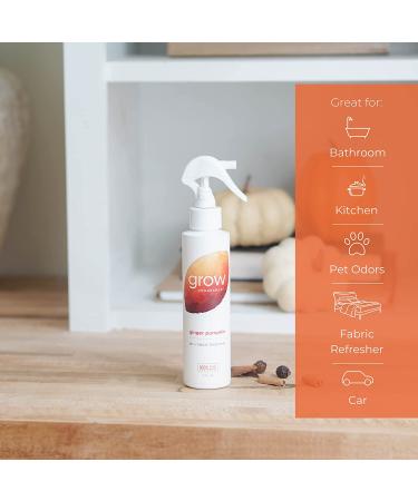 Grow Fragrance Ginger Pumpkin 100% Plant Based Air + Fabric Freshener Spray 5 oz - Fall Limited Edition - Buy Online on GoSupps.com