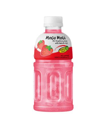 Mogu Mogu Mogu Mogu Fruit Juice with Nata De Coco 37 cl (Strawberry Pack of 24)