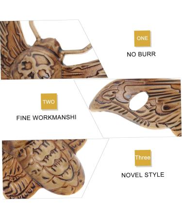 Ipetboom Retro Hair Sticks Moth Hairpin Muffin Plastic Dome Miss Retro Hair Styling Pin - Buy Online on GoSupps.com