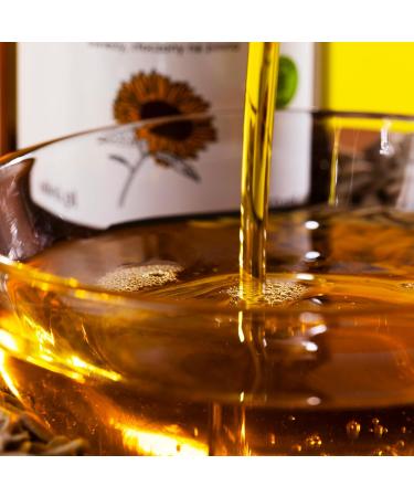 Olini Sunflower Oil 500ml - Freshly Pressed Cold-Pressed Natural Oil for Your Kitchen - Unmatched Taste & Quality - Buy Online on GoSupps.com