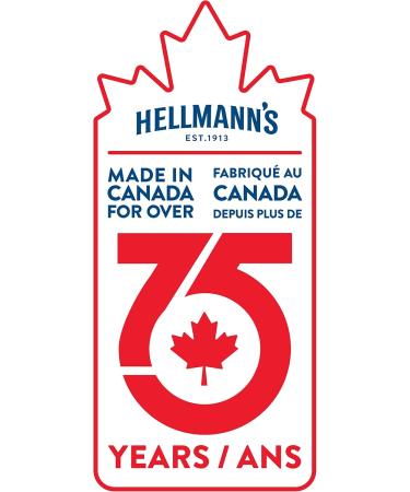 Hellmann's Mayonnaise Type Dressing condiment for fries burgers and salads Light Fat with Canadian free run eggs and canola oil 750 ml 750ml - Buy Online on GoSupps.com