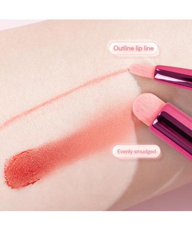 Lipstick Blending Brush Head Makeup Brush Portable Lip Brush Makeup Brush For Lipstick Application Lipstick Brush With Protective Round And Flat Head Makeup Brush - Buy Online on GoSupps.com