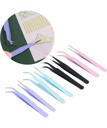 High Carbon Steel Precision Tweezers Set for Eyebrows - Durable & Ideal for International Shipping - Buy Online on GoSupps.com