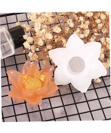 NUOBESTY 9 Pcs Silicone Mold Flower Resin Moulds Flower Shape Fondant Mold Silicone Soap for Soap Candle DIY Making Candle Holder Sillicone Mould 3D Cake Silica Gel White Manual Whitex3pcs 4X7CMx3pcs - Buy Online on GoSupps.com