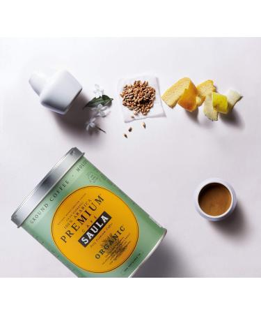 Caf Saula Pack de 3 bo tes de 250 gr. Premium Organic 100% Arabica moulu - Buy Online on GoSupps.com