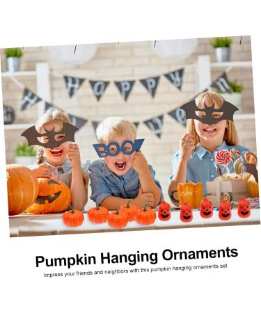 HOMSFOU Foam Pumpkin Decor 10pcs cupboard halloween Photography Props Halloween Ornament Halloween Ornament Halloween Adornment stick Expandable pumpkin flower decorations bouquet - Buy Online on GoSupps.com