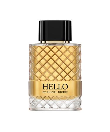 Lionel Richie Hello for Men - Classic Yet Adventurous Effortlessly Seductive Eau De Cologne Scent For Him - Refreshing Foug re Blend With Warm Amber Notes - Intense Long Lasting Fragrance - 3.4 oz 3.4 Fl Oz (Pack of 1)