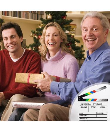 MCPINKY White Wooden Clapper Board - Rainbow Film Slate for Director Props - Buy Online on GoSupps.com