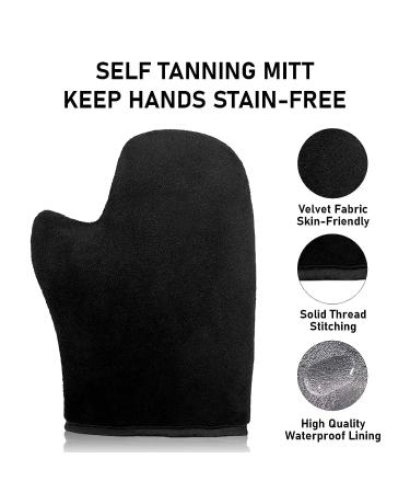 Pjordo Self Tanner Set | Self Tanner Mousse & 5 PCS Applicator Kit | 1 Hour Sunless Tanner | Long Lasting & Fast Self Tan | Vegan & Cruelty Free - Buy Online on GoSupps.com